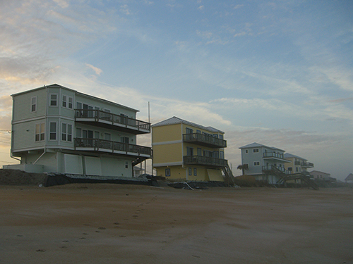 Vilano Beach Erosion Homes