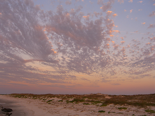 Anastasia Island Clouds at Sunset Photo