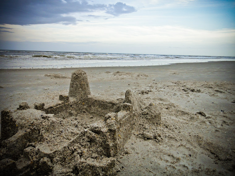 Castles Made of Sand in St Augustine Beach Florida