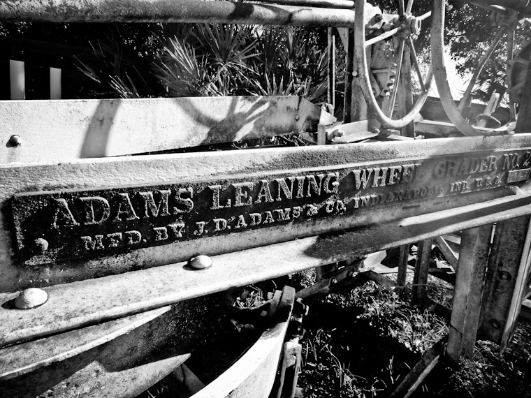 Adams Leaning Wheel Grader No. 2 in St Johns County 