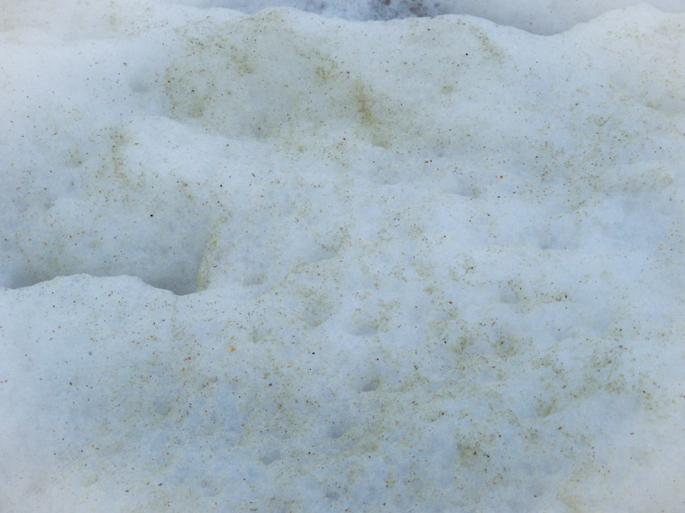 Snow or sea foam in St Augustine Beach