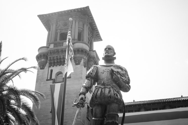 Pedro Menendez Lightner Museum Statue