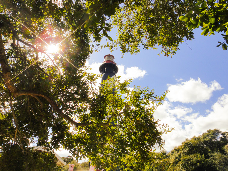 Lighthouse sunshine